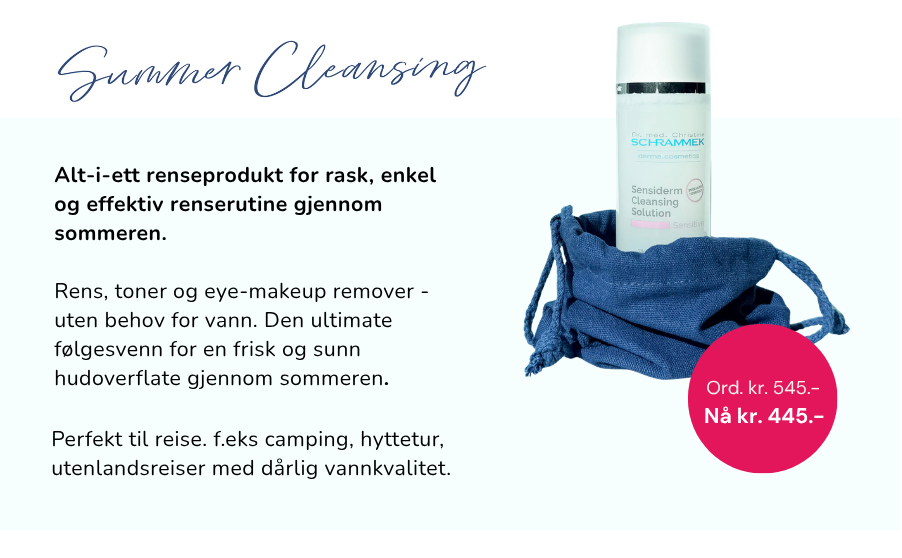 Dr. Schrammek Sensiderm Cleansing Solution 200ml - sommerpris!