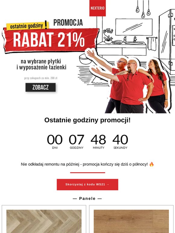 ⏰ Ostatni dzień! -21% na remontowe bestsellery!