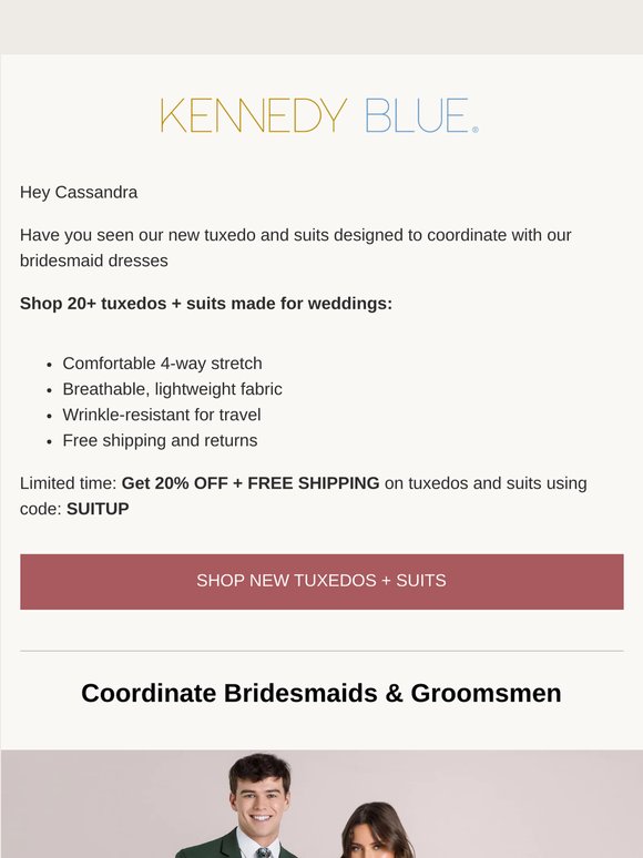New Wedding Tuxedos Are Here!