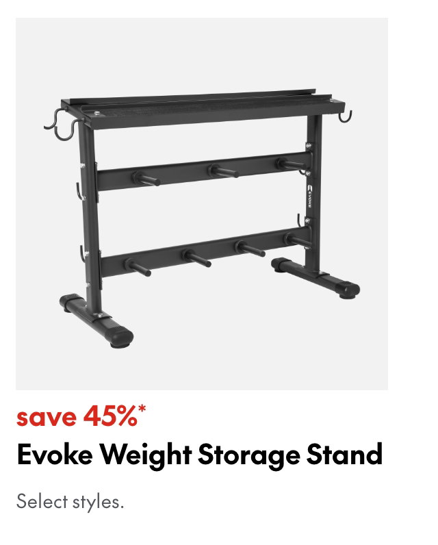 Evoke Weight Storage Stand. Save 45%
