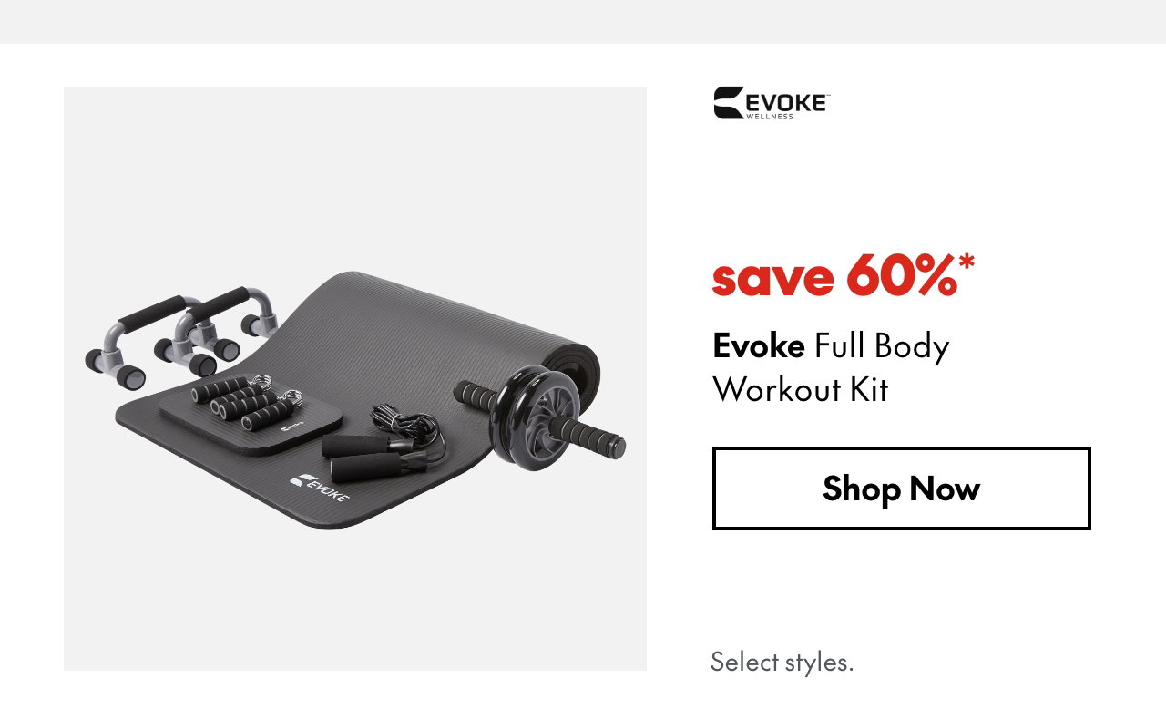 Evoke Full Body Workout Kit. Save 60%
