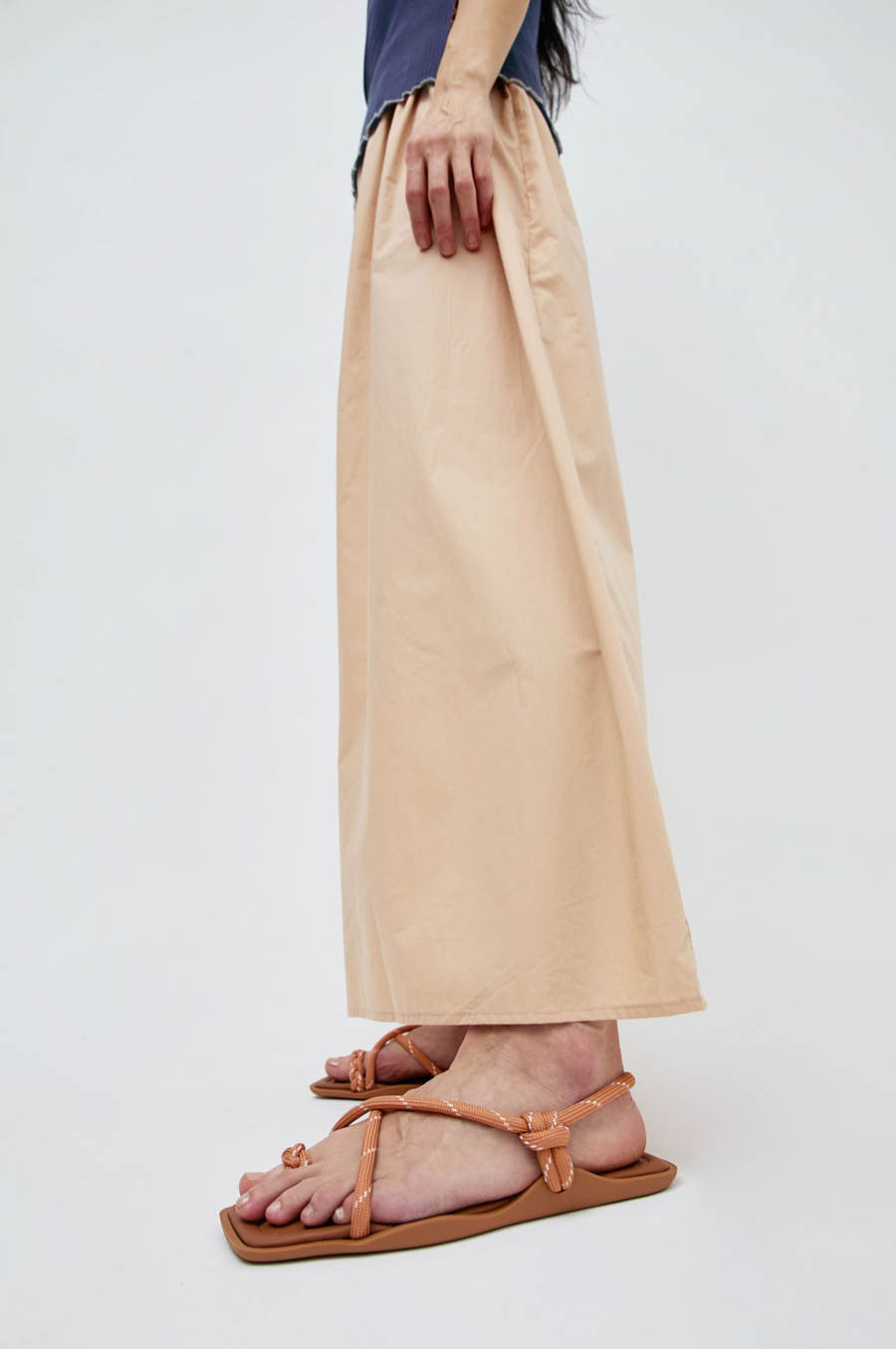 Flòwze Flò Square Sandal in Terracotta