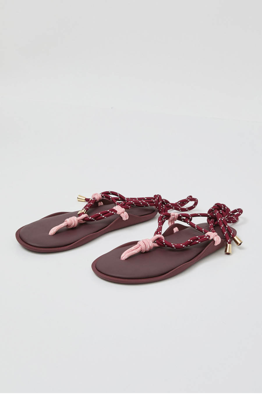 Flòwze Flò Twin Sandal in Bordeaux and Pink