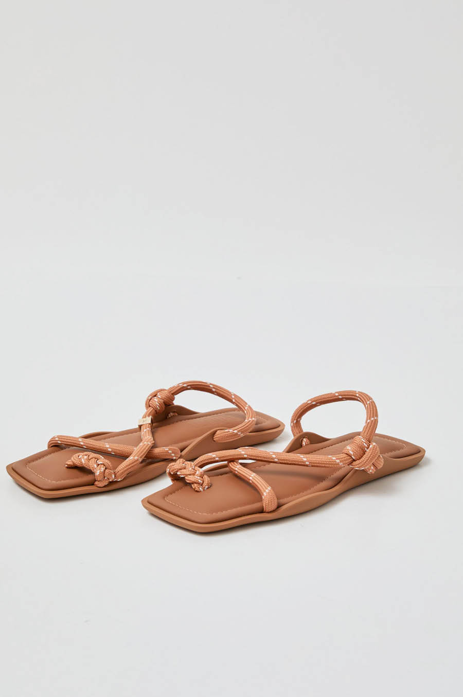 Flòwze Flò Square Sandal in Terracotta