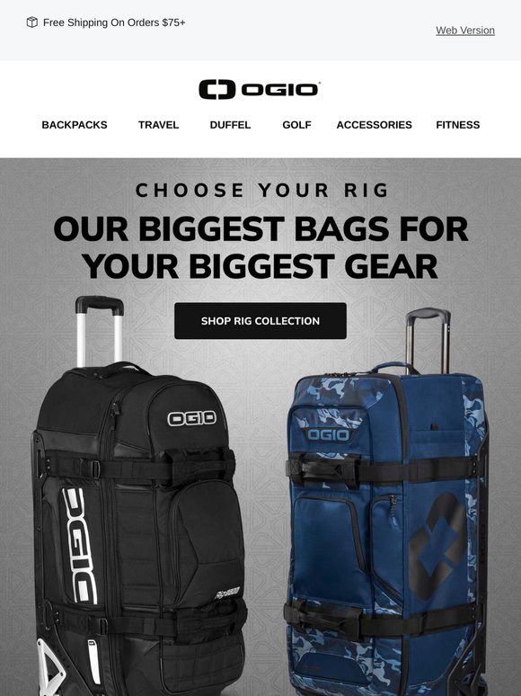 Our Biggest Bags for Your Biggest Gear