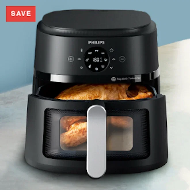 Philips 2000 Series Digital Airfryer with Window, 6.2L
