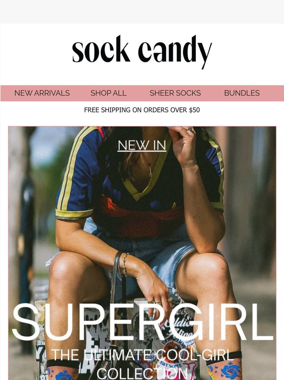 Supergirl x Sock Candy