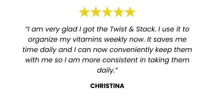 "I'm very glad I got the Twist+Stack"