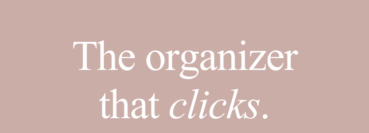 The organizer than clicks