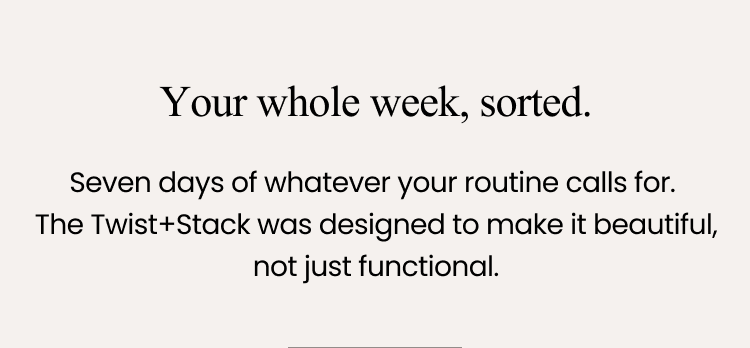 Your whole week, sorted
