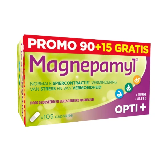 Image of Magnepamyl Opti+ 90 + 15 Capsules Gratis (PROMO PACK)