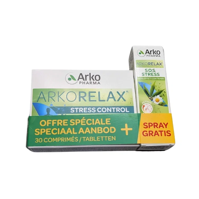 Image of Arkorelax® Stress Control + S.O.S. Stress Spray GRATIS 