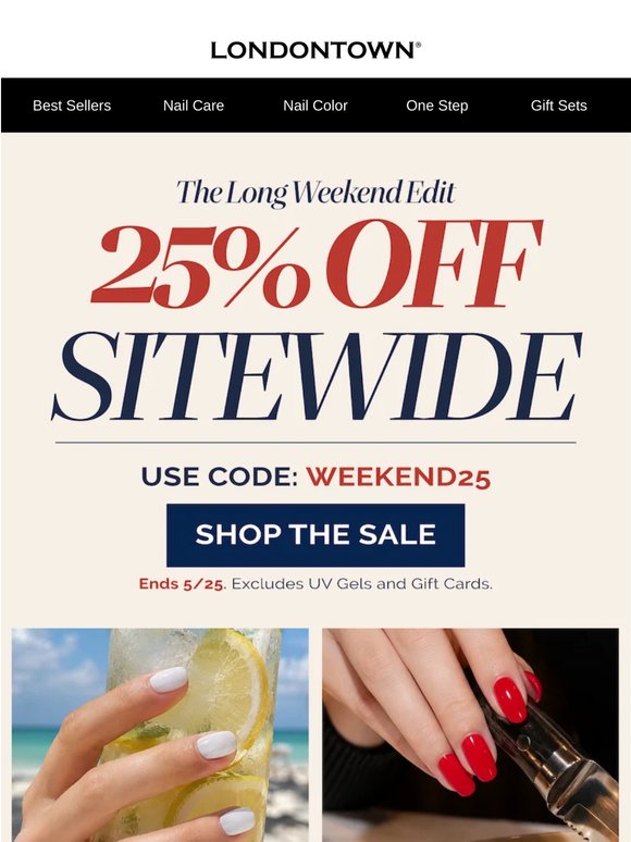 25% off EVERYTHING starts now ✨
