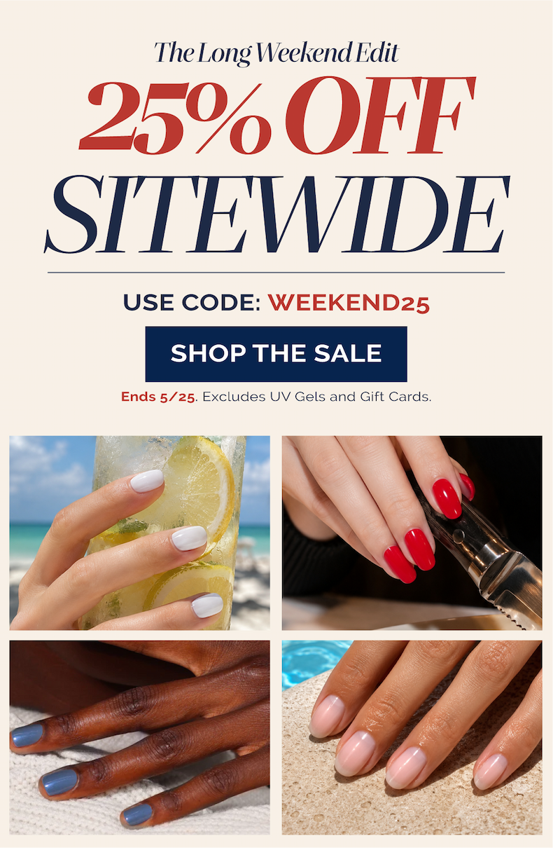 Shop the Long Weekend Edit for 25% off sitewide using code: WEEKEND25