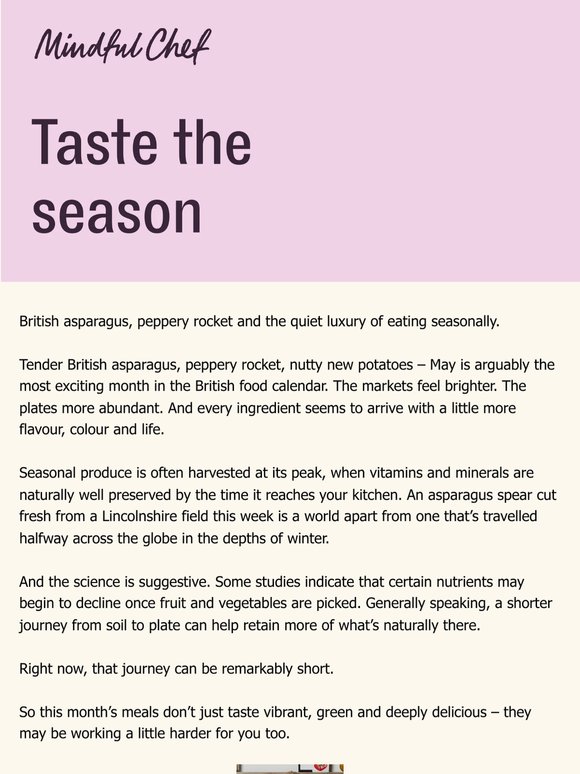 Your guide to seasonal eating