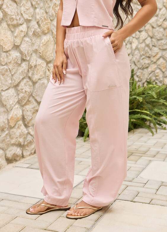 Gym King Signature Redefined Trousers - Wildflower Pink