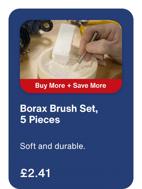 Borax Brush Set, 5 Pieces: £2.41. Buy More + Save More