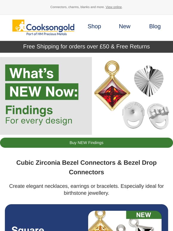 Create elegant designs with these findings