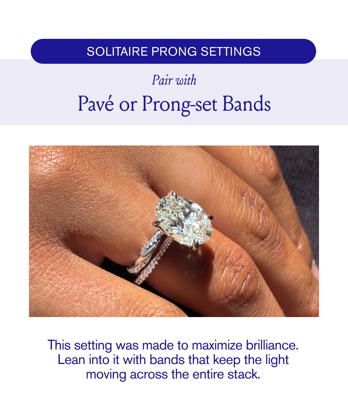Pave or Prong Set