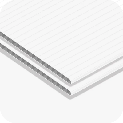 8mm PoliSoft Twinwall Polycarbonate - All Sizes