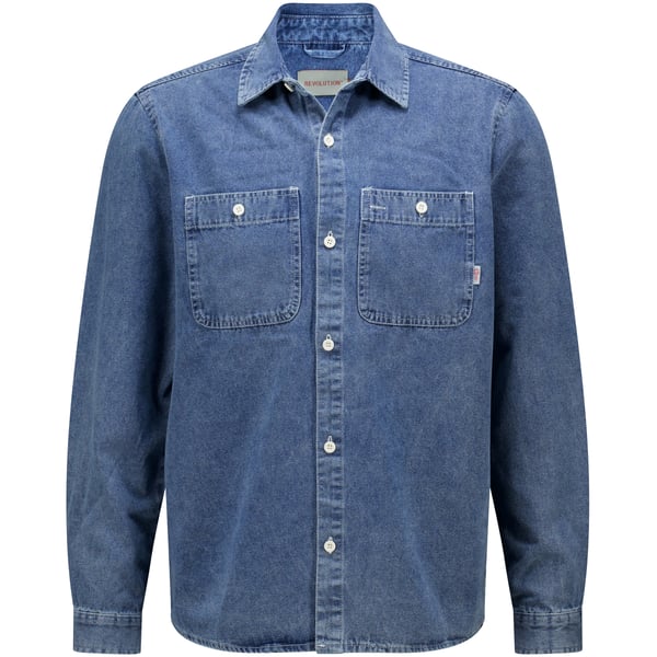 Overshirt Worker Denim Jeans Light