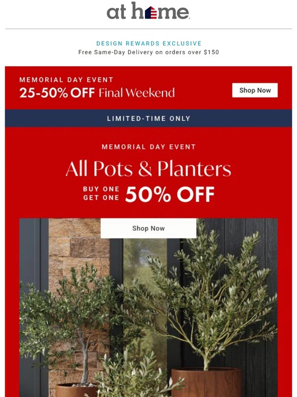 Ends Soon 🚨 BOGO 50% Memorial Day Deals