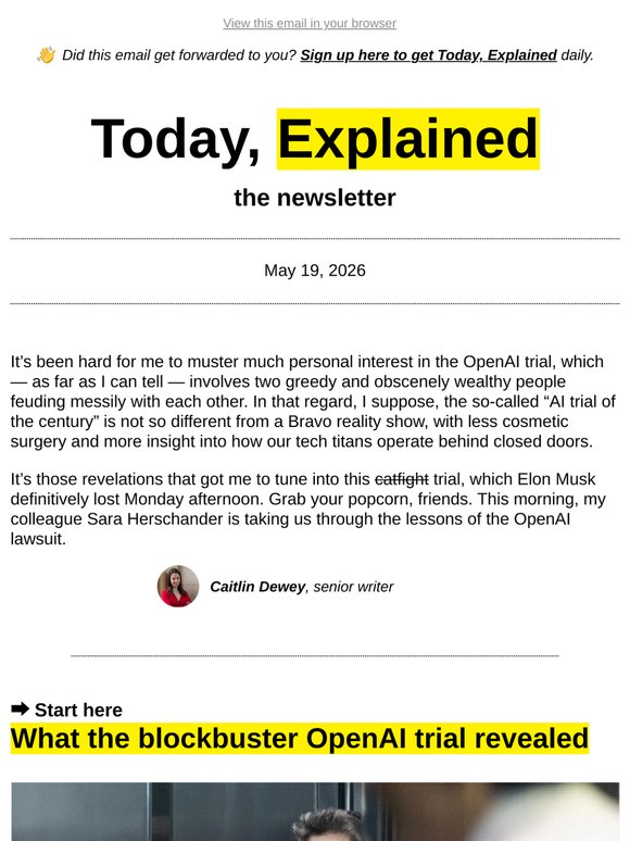Unhinged revelations from the OpenAI trial