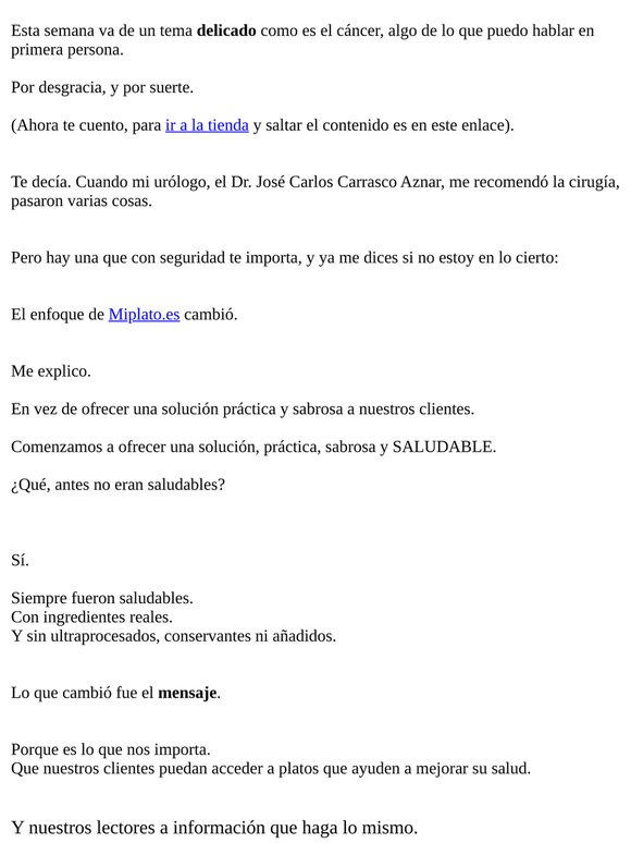 🍽️Cuando el médico me recomendó la cirugía