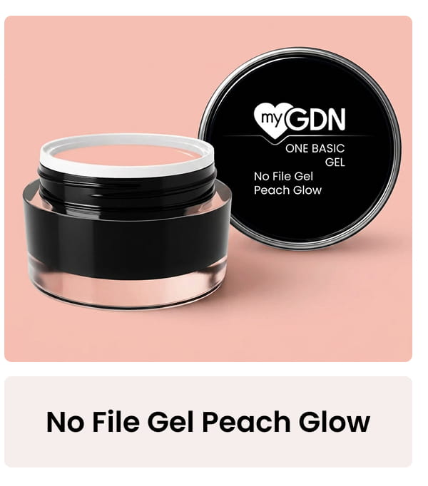 No File Gel Peach Glow