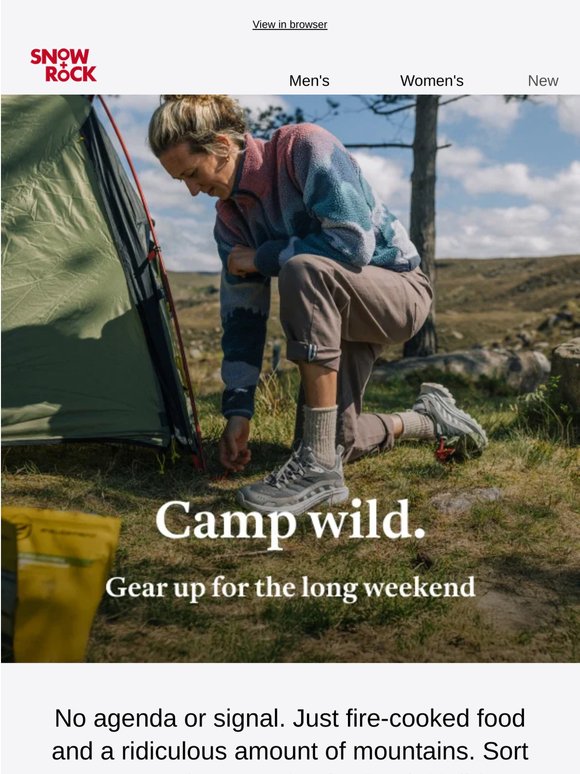 Ready for wild camping? 🌲