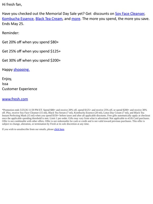 A sale not to miss