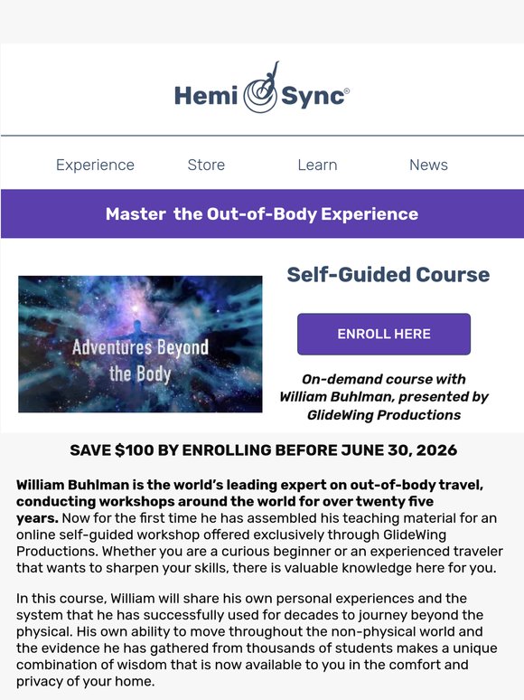 Learn the Secrets of Out of Body Experiences
