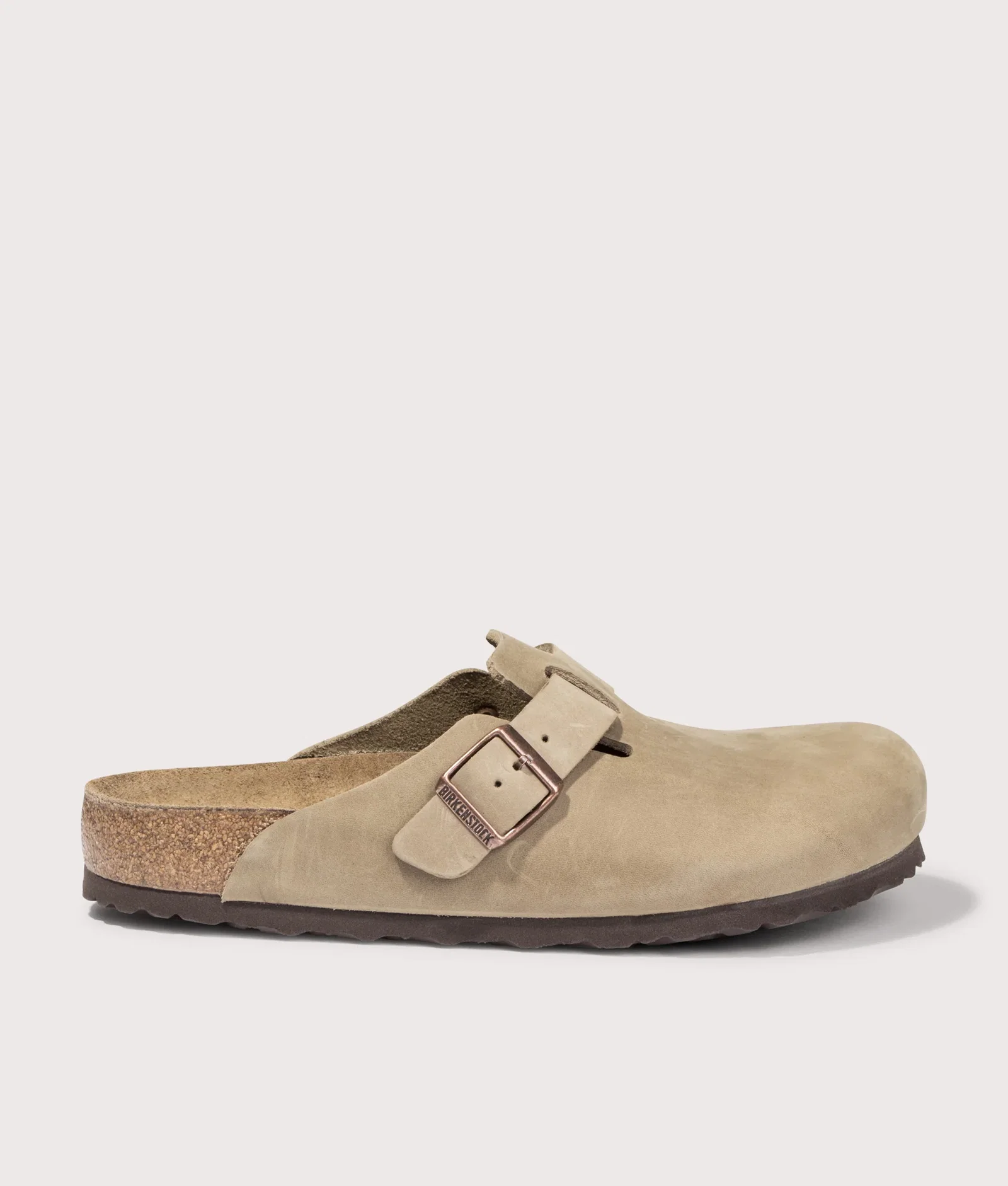Boston Natural Leather Oiled Clogs