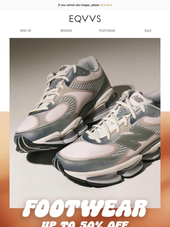 Up to 50% off best-selling footwear