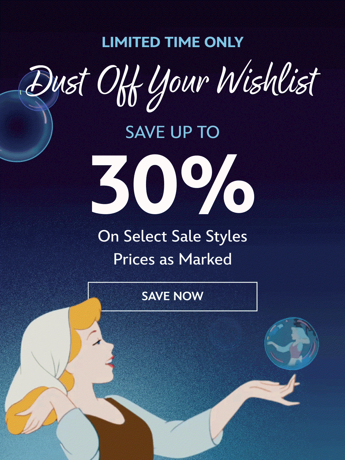 Limited Time Only. Dust Off Your Wishlist. Save up to 30% on Select Sale Styles. Prices as Marked. | Save Now