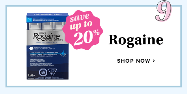 Save up to 20% on Rogaine