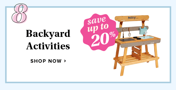 Save up to 20% on Backyard Activities