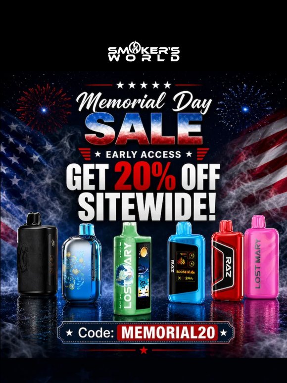 Memorial Day Is Coming 😍