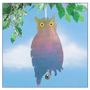 Owl Reflector by Scare-D-Pest™