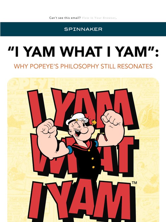 ⚓ Popeye’s Timeless Philosophy