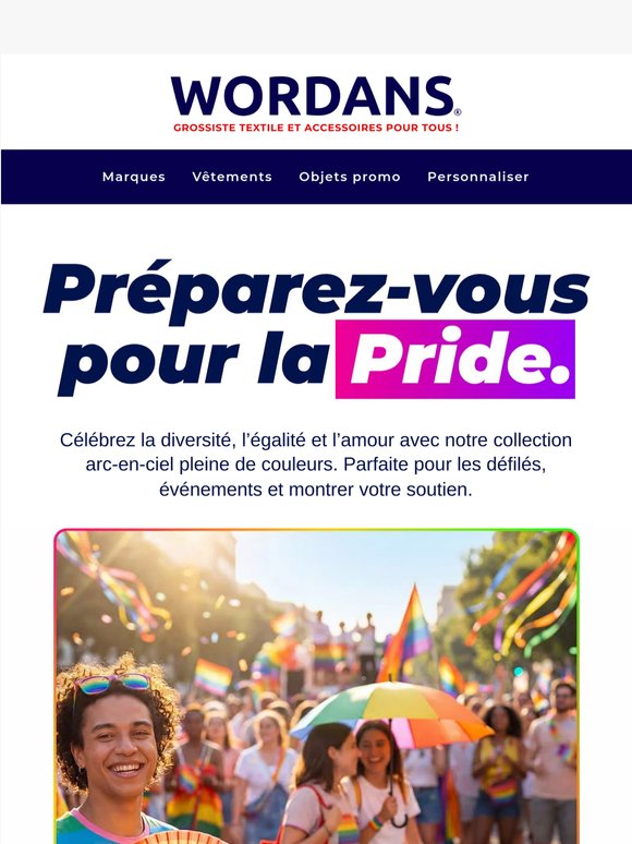 Préparez-vous pour la Pride 🏳️‍🌈 | collection arc-en-ciel disponible maintenant