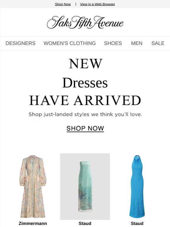 Clothing Sale Zimmermann Saks Off Fifth Saks Fifth Avenue Email  Newsletters: Shop Sales, Discounts, And