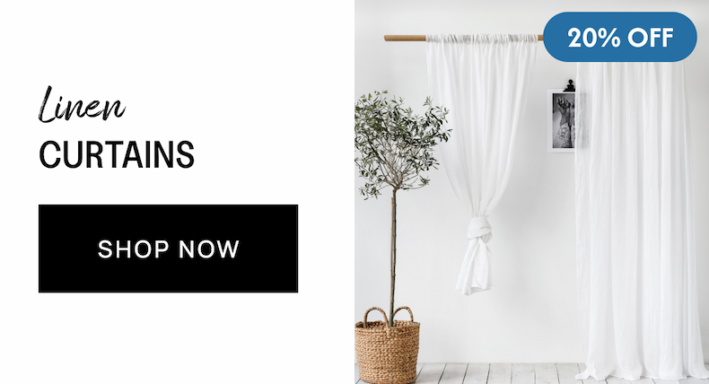 20% OFF Linen Curtains