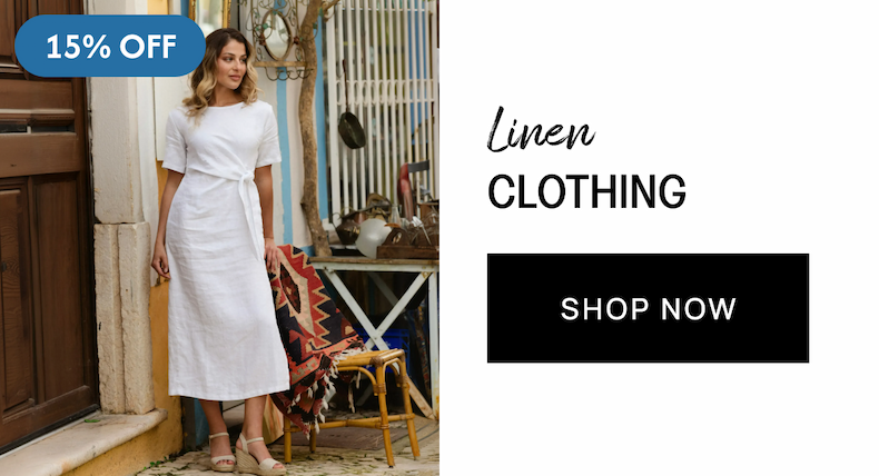 15% OFF Linen Clothing