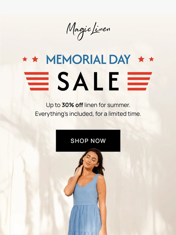 Memorial Day Is On!