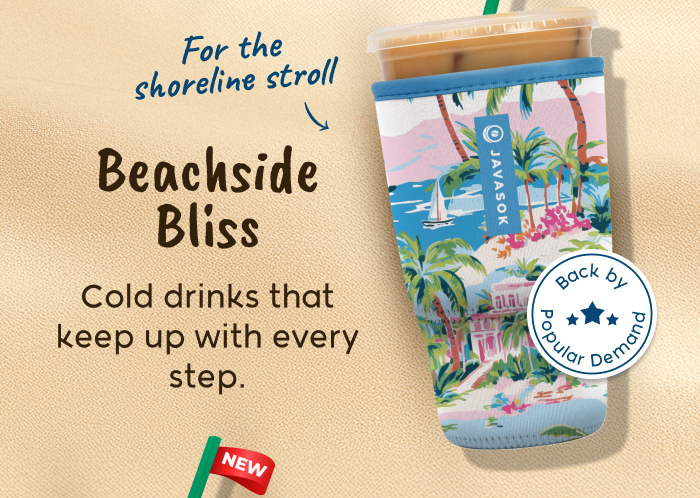 Beachside Bliss cold drink tumbler.