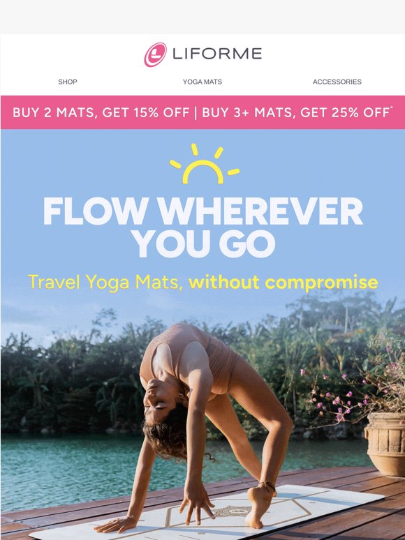 Take your Yoga practice with you ✈️