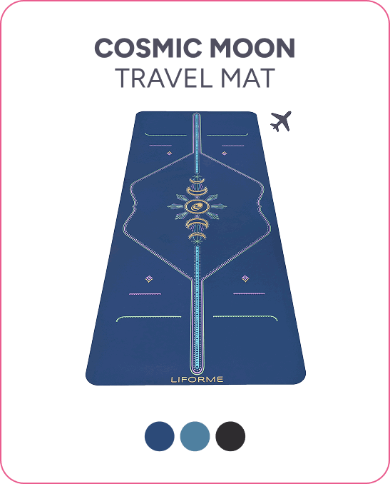 Cosmic Moon Travel Yoga Mat