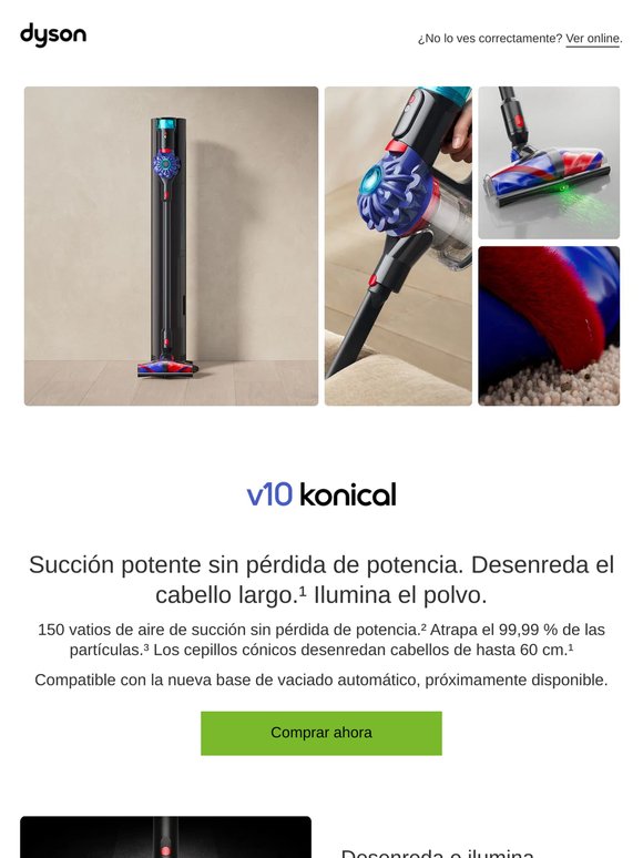 La tecnología Dyson v10 konical ya está aquí