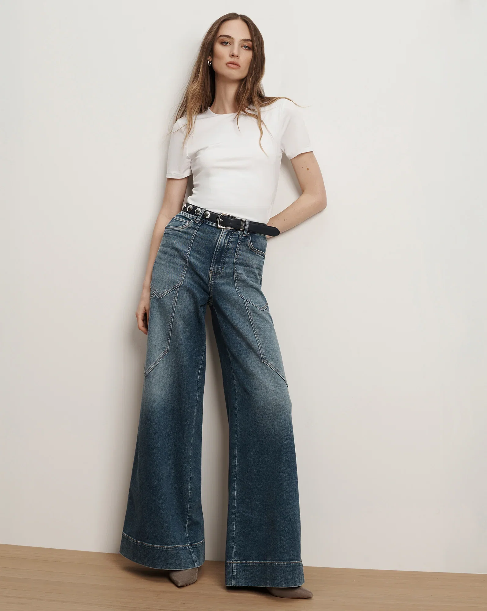 Image of Freddy Wide-Leg Cargo Jean